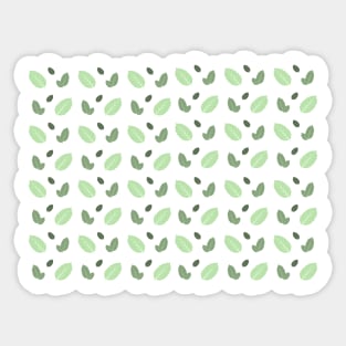 Mint Leaves Fresh Pattern Sticker